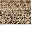 vidaXL Rug Natural and black 80 x 400 cm Jute