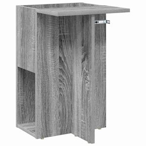 vidaXL End Table Grey Sonoma 35 x 40 x 55 cm Engineered Wood