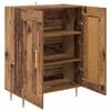 vidaXL Sideboard Old Wood 69.5 x 34 x 90 cm Engineered Wood and Iron