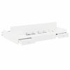 vidaXL Storage Bed Frame White 120 x 190 cm Engineered Wood