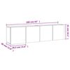 vidaXL TV Cabinets Wall-mounted 2 pcs Smoked Oak 80x30x41 cm