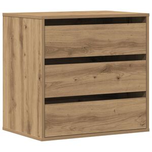 vidaXL Corner Chest of Drawers Artisian Oak 60x41x58 cm Engineered Wood