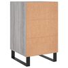 vidaXL Bedside Cabinet Grey Sonoma 40x40x66 cm Engineered Wood
