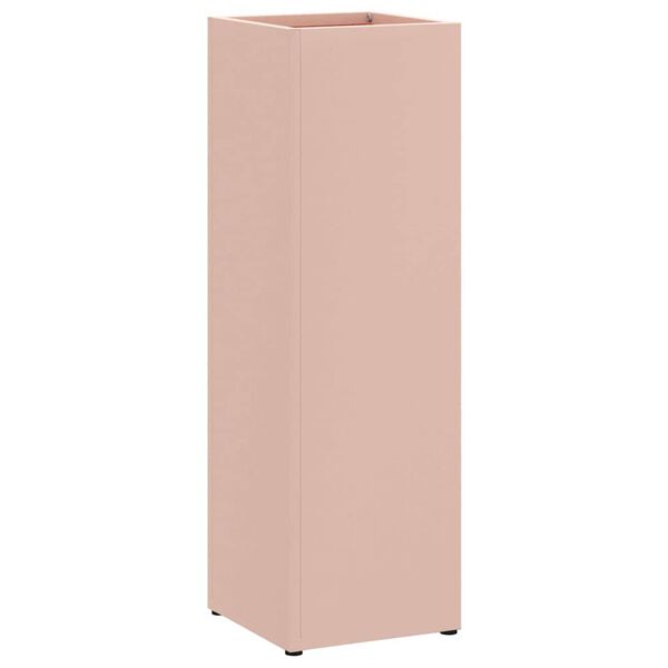 vidaXL Umbrella Stand Pink 15.5 x 15.5 x 49 cm Metal