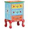 vidaXL Bedside Cabinet | Multicolour | Solid mango wood | 40x30x60 cm