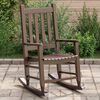 vidaXL Rocking Chair for Children Brown Solid Wood Poplar