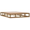 vidaXL Bed Frame without Mattress Honey Brown 120x190 cm Small Double Solid Wood