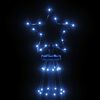 vidaXL Christmas Tree with Spike Blue 310 LEDs 300 cm