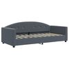 vidaXL Daybed with Trundle without Mattress Dark Grey 90x190 cm Single