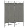 vidaXL 4-Panel Room Divider Anthracite 160x180 cm