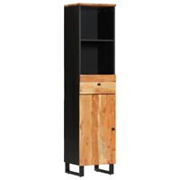 vidaXL Bathroom Cabinet 38x33x160 cm Solid Wood Acacia