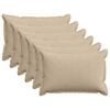 vidaXL Cushion Cover 6 pcs HOUTEN Taupe 50 x 75 cm Corduroy