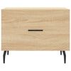 vidaXL Coffee Table Sonoma Oak 50x50x40 cm Engineered Wood