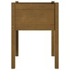 vidaXL Garden Planters 2 pcs Honey Brown 50x50x70 cm Solid Pinewood