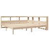 vidaXL Bookcase Bed without Mattress 200x200 cm Solid Wood Pine