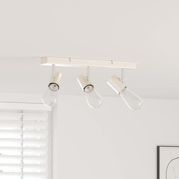 vidaXL Ceiling Spotlight Nickel 38 x 6.5 x 11.5 cm Metal