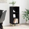 vidaXL Sideboard Black Oak 34.5 x 32.5 x 90 cm Engineered Wood