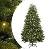 vidaXL Artificial Christmas Tree 240 cm 300 LEDs Warm White Green
