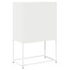 vidaXL Highboard White 68x39x107 cm Steel