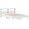 vidaXL Bed Frame without Mattress White 140x190 cm Solid Wood Pine