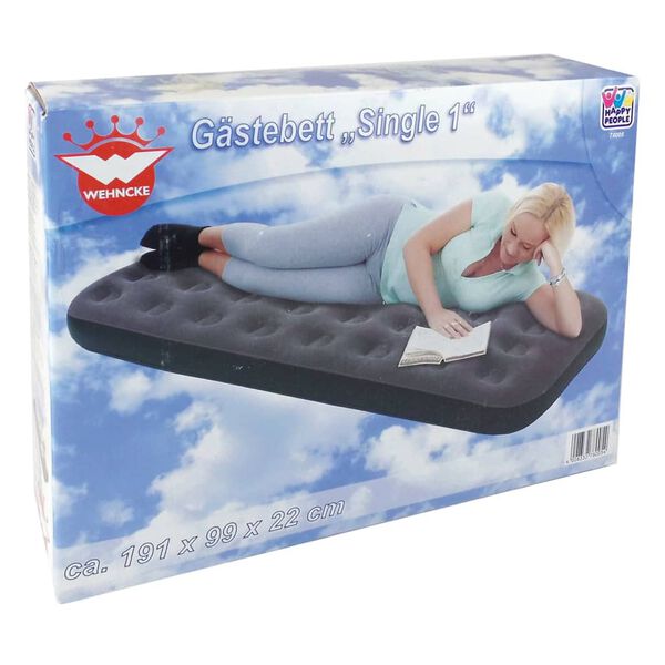 Happy People Air Bed Single 1 191x99x22 cm Anthracite