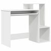 vidaXL Desk White Engineered Wood 106 x 41 x 88.5 cm