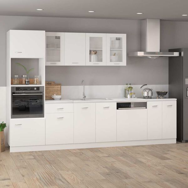 vidaXL Drawer Bottom Cabinet Lyon White 40x46x81.5 cm Engineered Wood