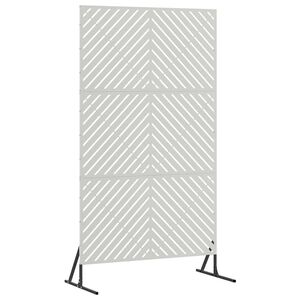 vidaXL Privacy Screen 100 x 50 x 180 cm Stainless Steel Silver