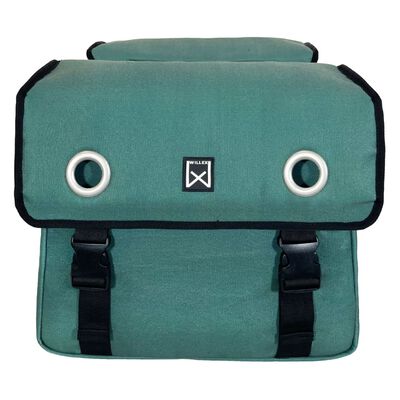 Willex Bicycle Panniers 40 L Canvas Green