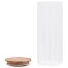 vidaXL Glass Jar 10 pcs Transparent 8.5 x 8.5 x 21.5 cm Glass