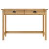 vidaXL Console Table Hill with 2 Drawers 110x45x74 cm Solid Pine Wood