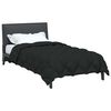 vidaXL Winter Duvet Black 200 x 135 cm Microfiber