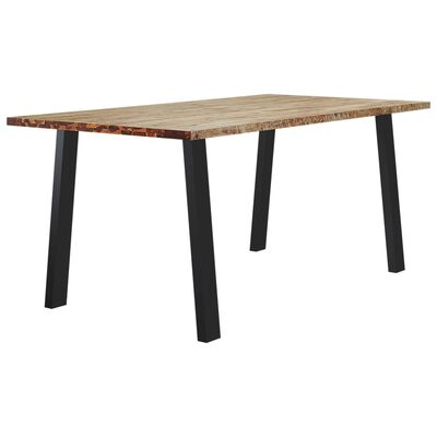 vidaXL Dining Table 150x90x75 cm Solid Wood Acacia