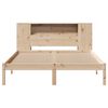 vidaXL Bookcase Bed without Mattress 140x200 cm Solid Wood Pine