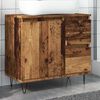 vidaXL Sink Cabinet Old Wood 65x33x60 cm Engineered Wood