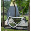 DERYAN Pop-up Travel Cot Peuter Luxe with Mosquito Net Cream