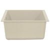 vidaXL Sink Beige 530 x 460 mm 80% Quartz and 20% Resin