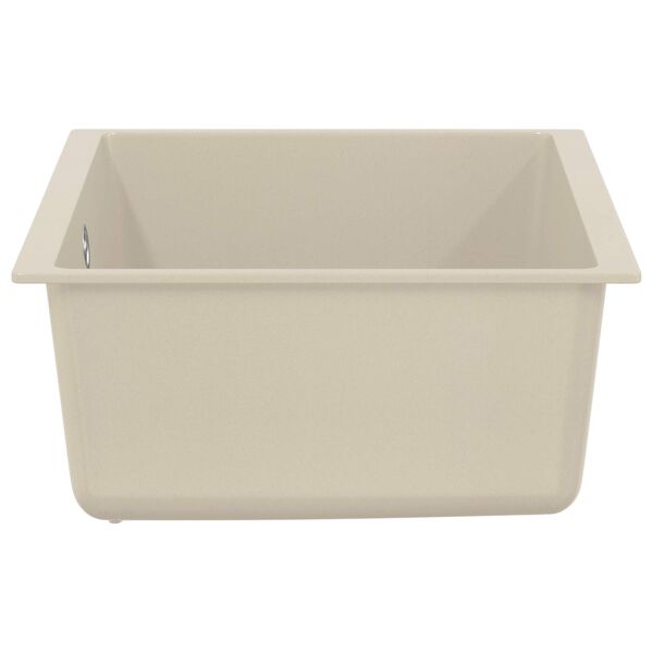 vidaXL Sink Beige 530 x 460 mm 80% Quartz and 20% Resin