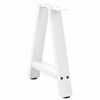 vidaXL Coffee Table Legs A-Shaped 2 pcs White&nbsp;50x(42-43) cm Steel