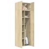vidaXL Storage Cabinet Sonoma Oak 70x42.5x225 cm Engineered Wood