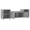 vidaXL TV Cabinet Concrete Grey 160x35x55 cm Engineered Wood