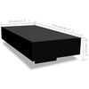 vidaXL Coffee Table High Gloss Black
