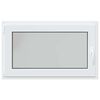 vidaXL Basement Window "RISOR" 100x70 cm Tilt&Turn DIN Left White