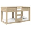 vidaXL Bunk Bed for Kids Sonoma Oak 80 x 200 cm Engineered Wood