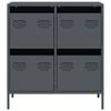 vidaXL Sideboard Anthracite 68x39x73.5 cm Cold-rolled Steel