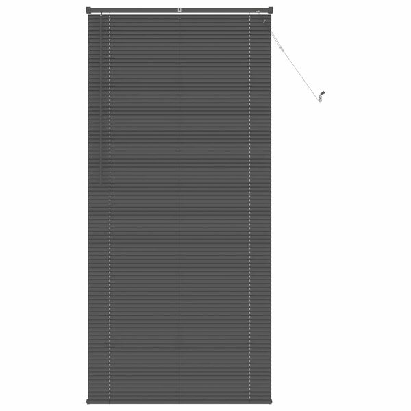 vidaXL Venetian Blind Manual Adjustable Silver Grey 213 x 80 cm PVC