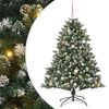vidaXL Artificial Christmas Tree with 150 LEDs with Stand Green 150 cm