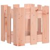 vidaXL Garden Planter with Fence Design 30x30x30 cm Solid Wood Douglas