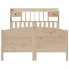 vidaXL Bookcase Bed without Mattress 140x200cm Solid Wood Pine