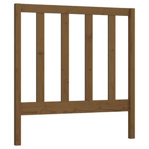 vidaXL Bed Headboard Honey Brown 81x4x100 cm Solid Wood Pine